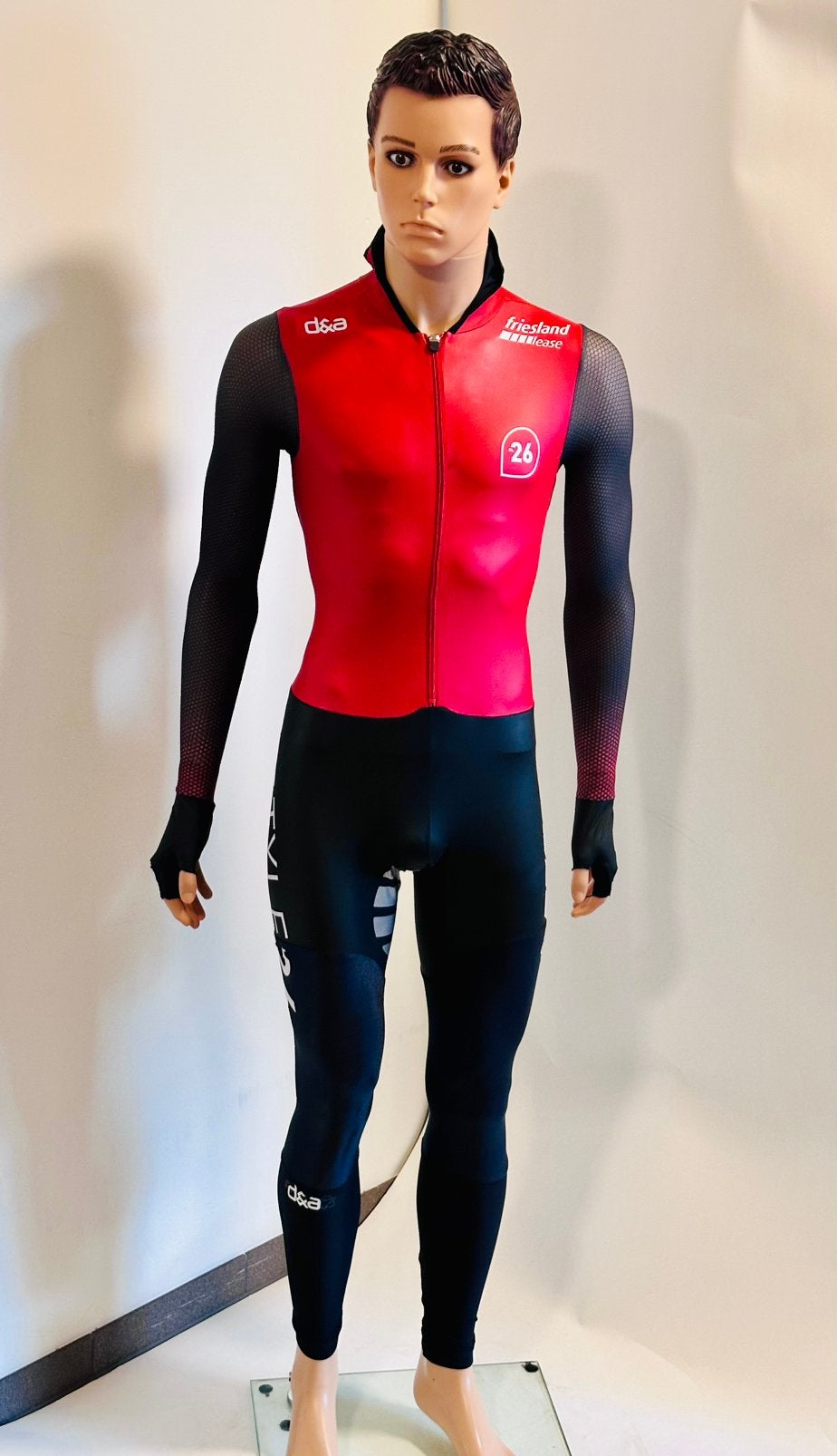 Schaatskleding schaatspak snelpak speedsuit maat M rubber, Ophalen of Verzenden, Zo goed als nieuw