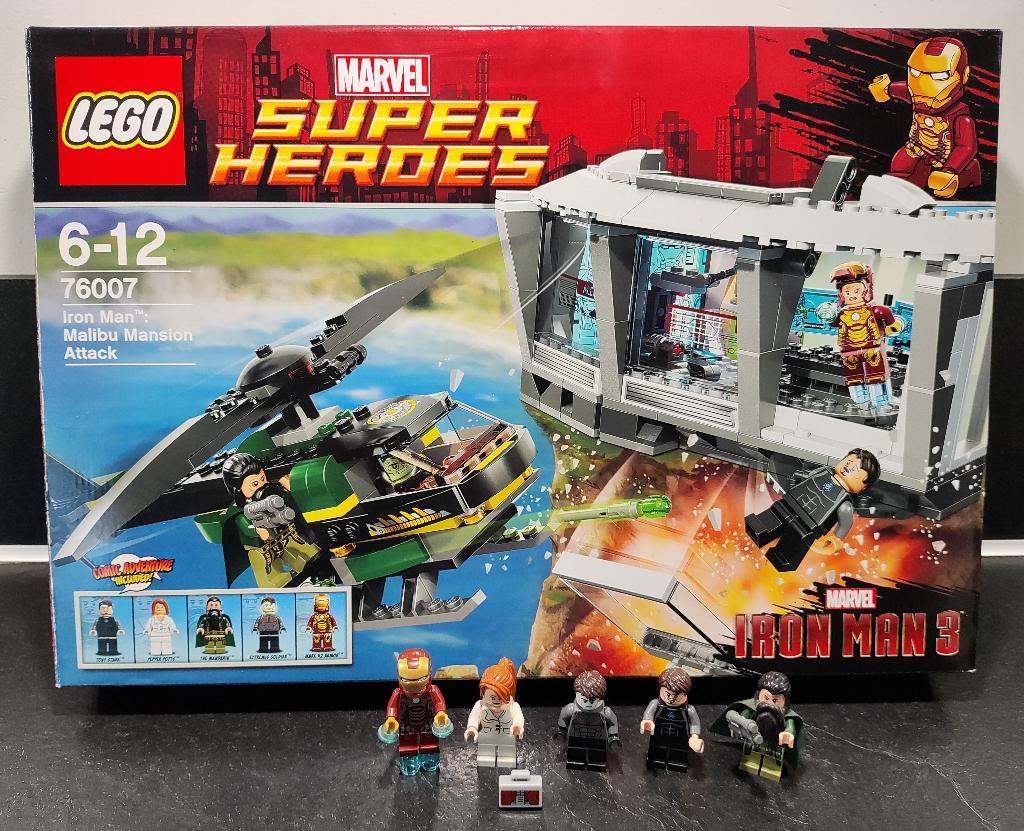 LEGO set 76007 – Iron Man: Malibu Mansion Attack, Kinderen en Baby's, Speelgoed | Duplo en Lego, Info@lego.com, Lego, Ophalen of Verzenden