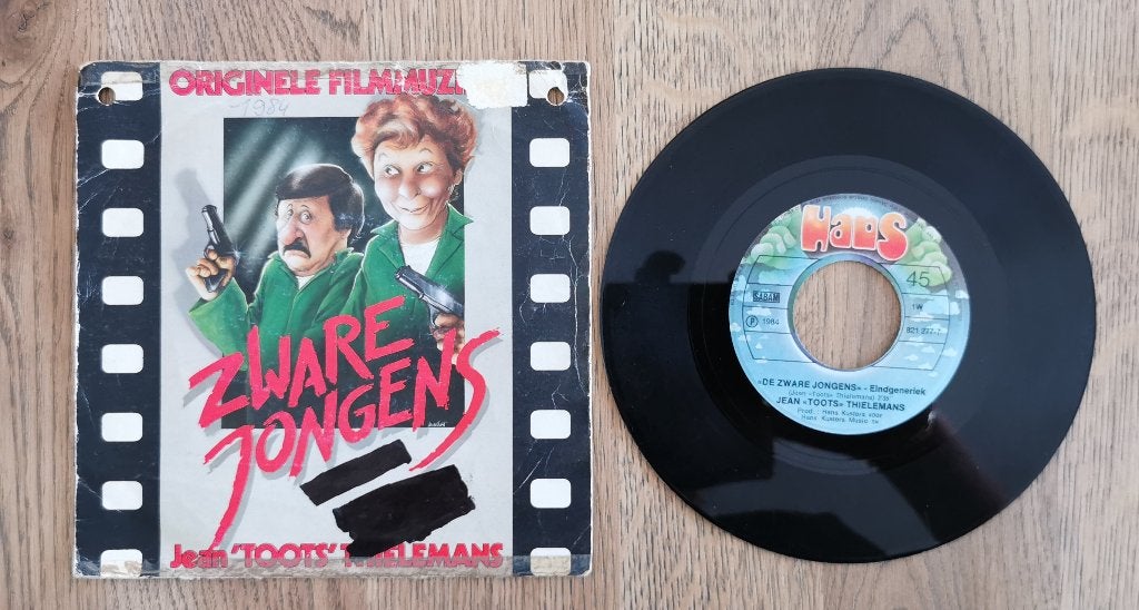 Single Jean 'Toots" Thielemans - Zware jongens, Cd's en Dvd's, Ophalen of Verzenden, Gebruikt, Overige formaten, Levenslied of Smartlap
