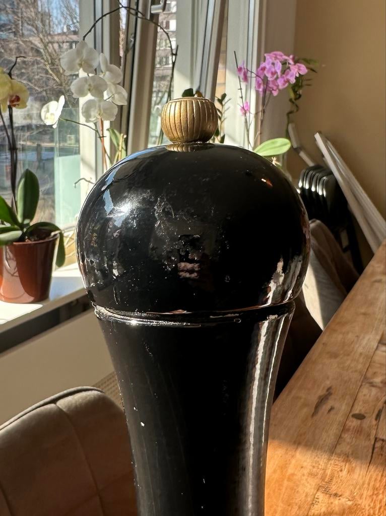 Grote Peugeot pepermolen - 45 cm - Zwart, Huis en Inrichting, Ophalen of Verzenden, Gebruikt
