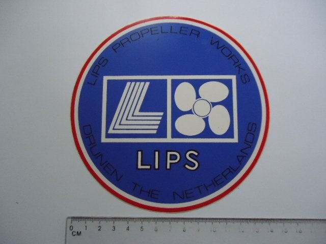 sticker oud LIPS Drunen propeller works kassen bouw kassen, Verzenden, Zo goed als nieuw, Bedrijf of Vereniging