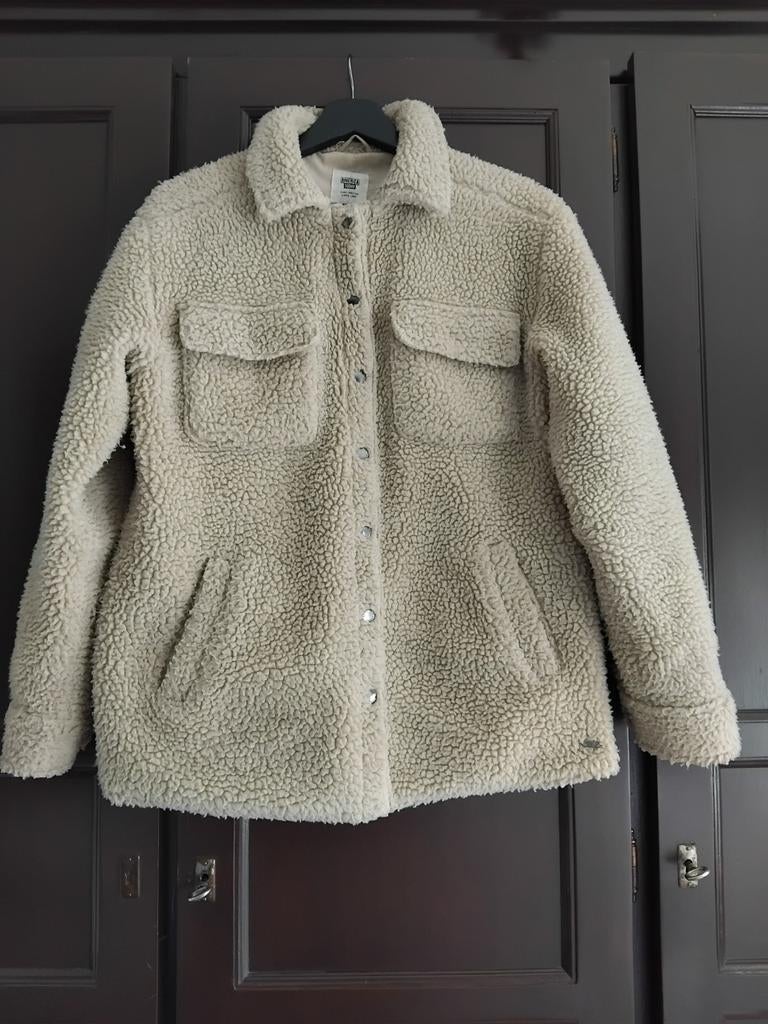 Tussen jas maat XS, Beige, Ophalen of Verzenden, Zo goed als nieuw, Maat 34 (XS) of kleiner