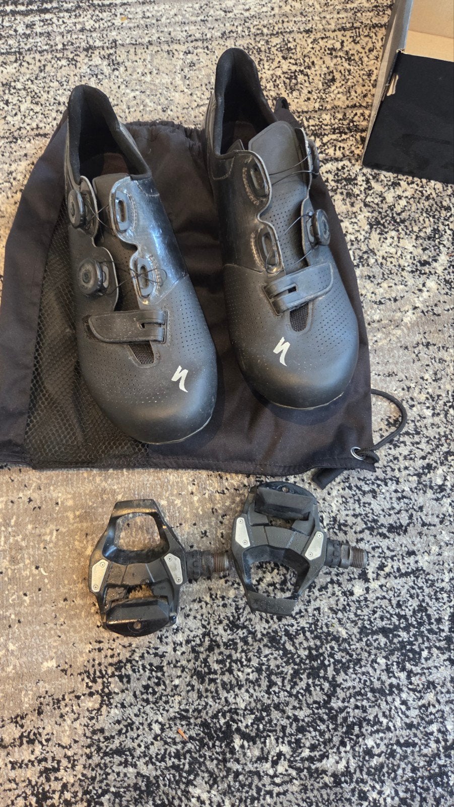 S-Works 6 RD Fietsschoenen met Pedalen Maat 46, Ophalen of Verzenden