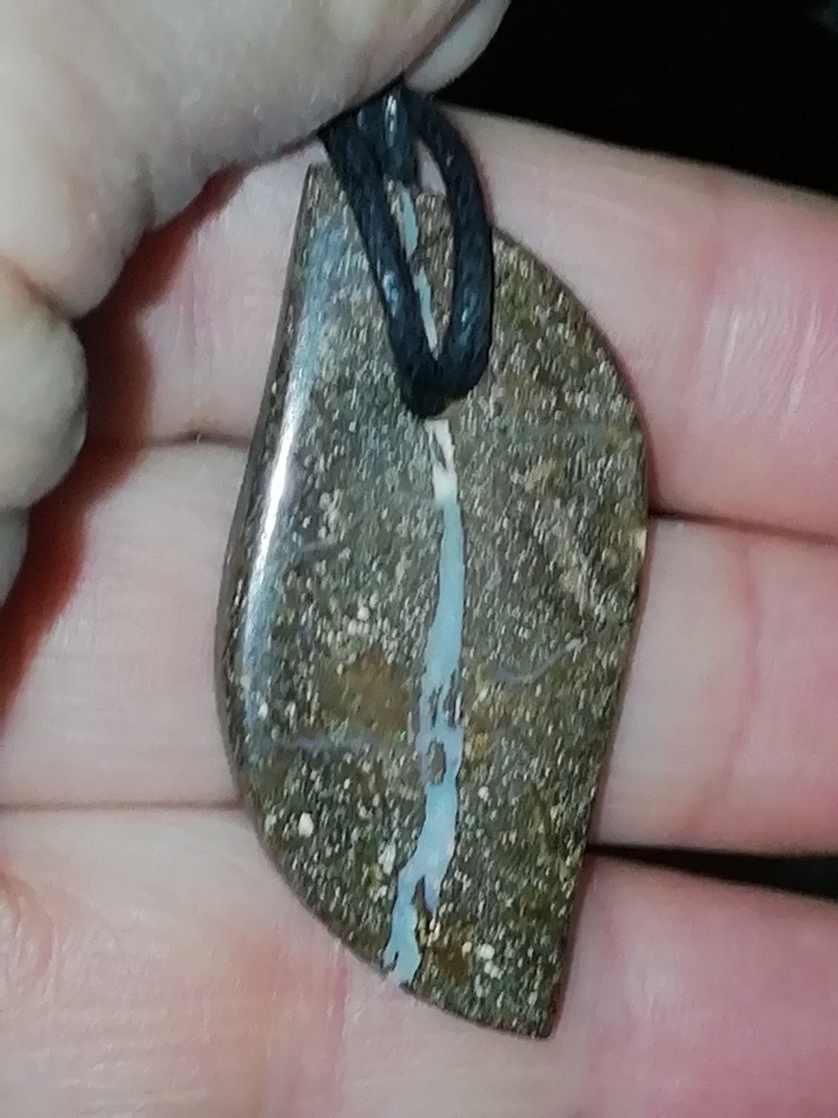 Boulder opaal hanger, Ophalen of Verzenden