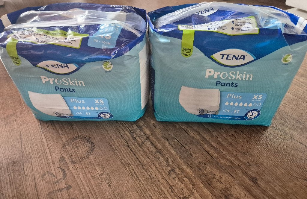 Tena pro skin pants plus  XS, Ophalen of Verzenden, Nieuw