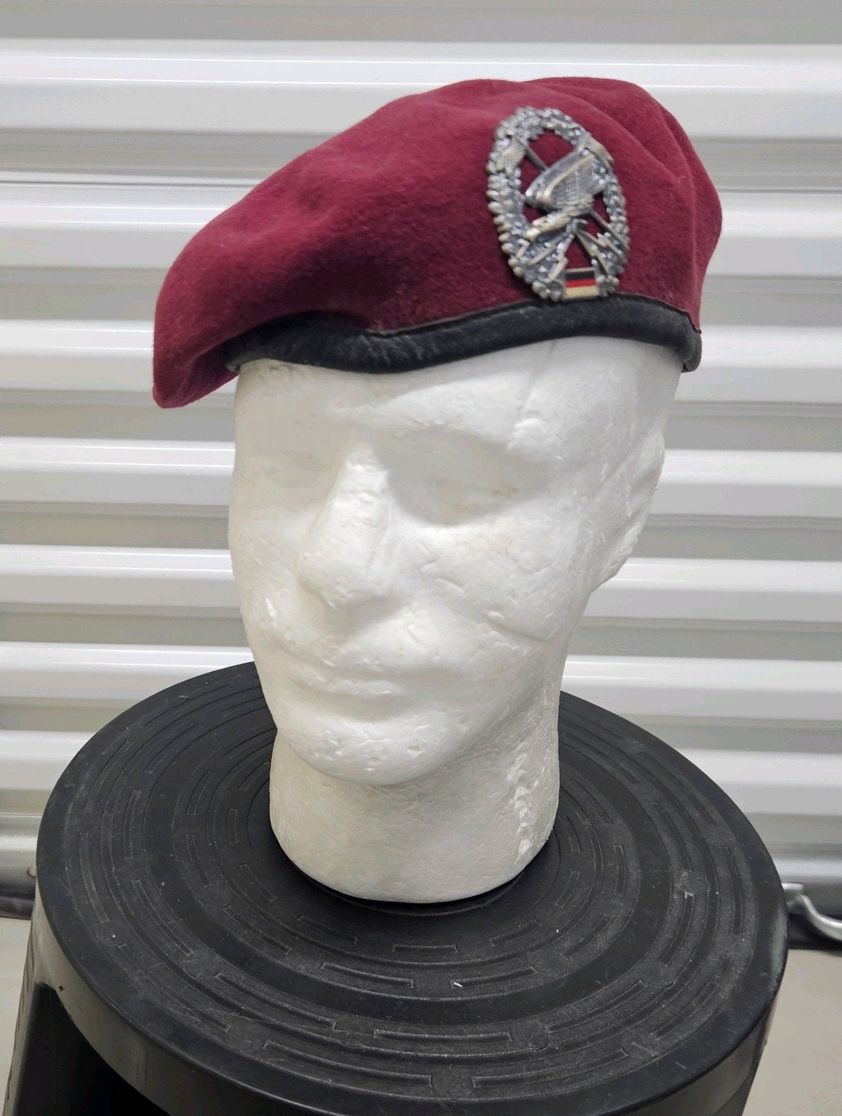 Bundeswehr baret Fernspähtruppen, Verzamelen, Ophalen of Verzenden, Landmacht, Duitsland, Helm of Baret
