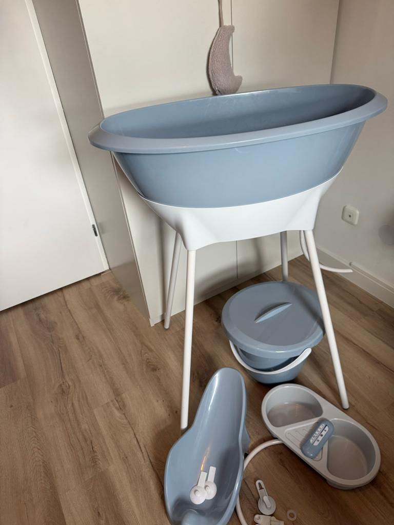 Baby badje complete set, Zo goed als nieuw, Badje, Standaard, Ophalen