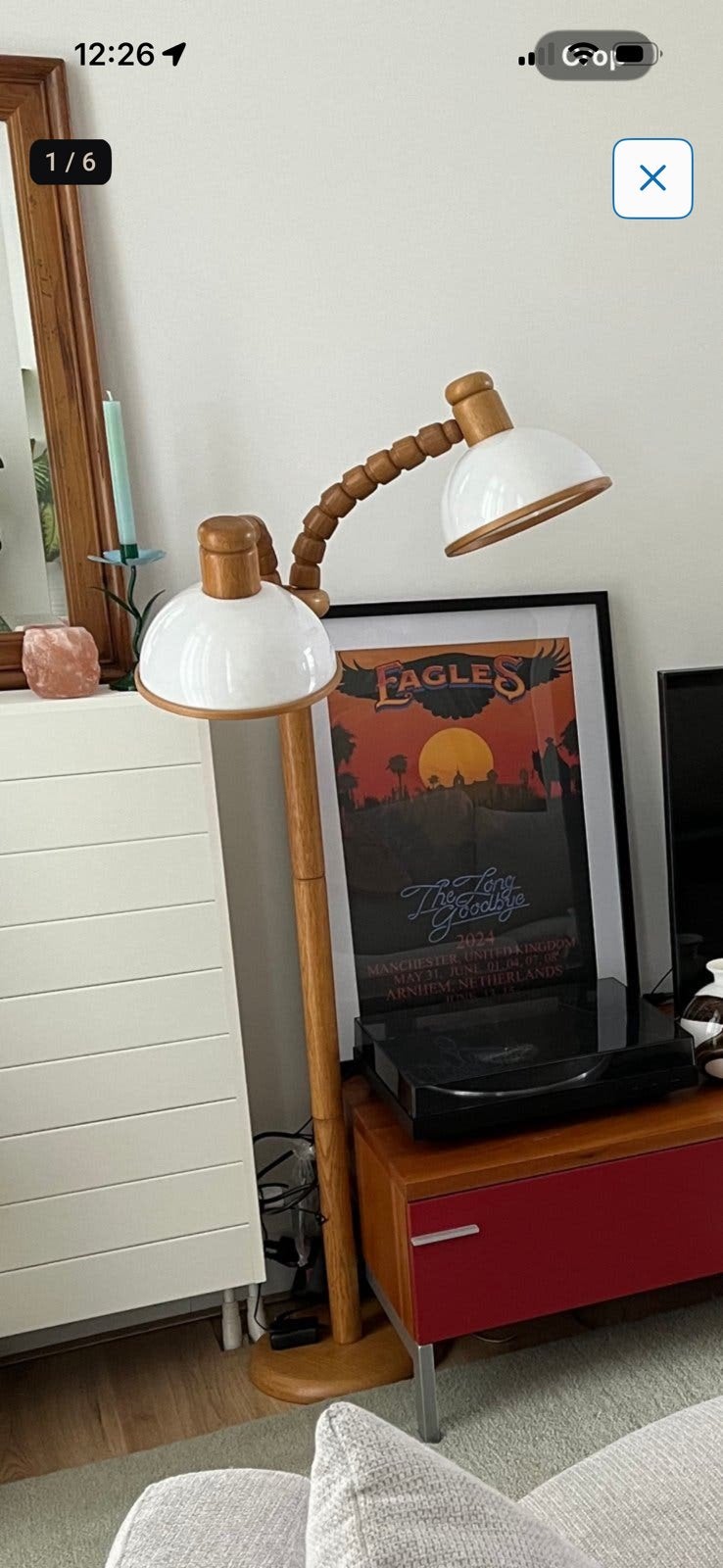 Vintage Steinhauer lamp, Ophalen, Gebruikt, 100 tot 150 cm