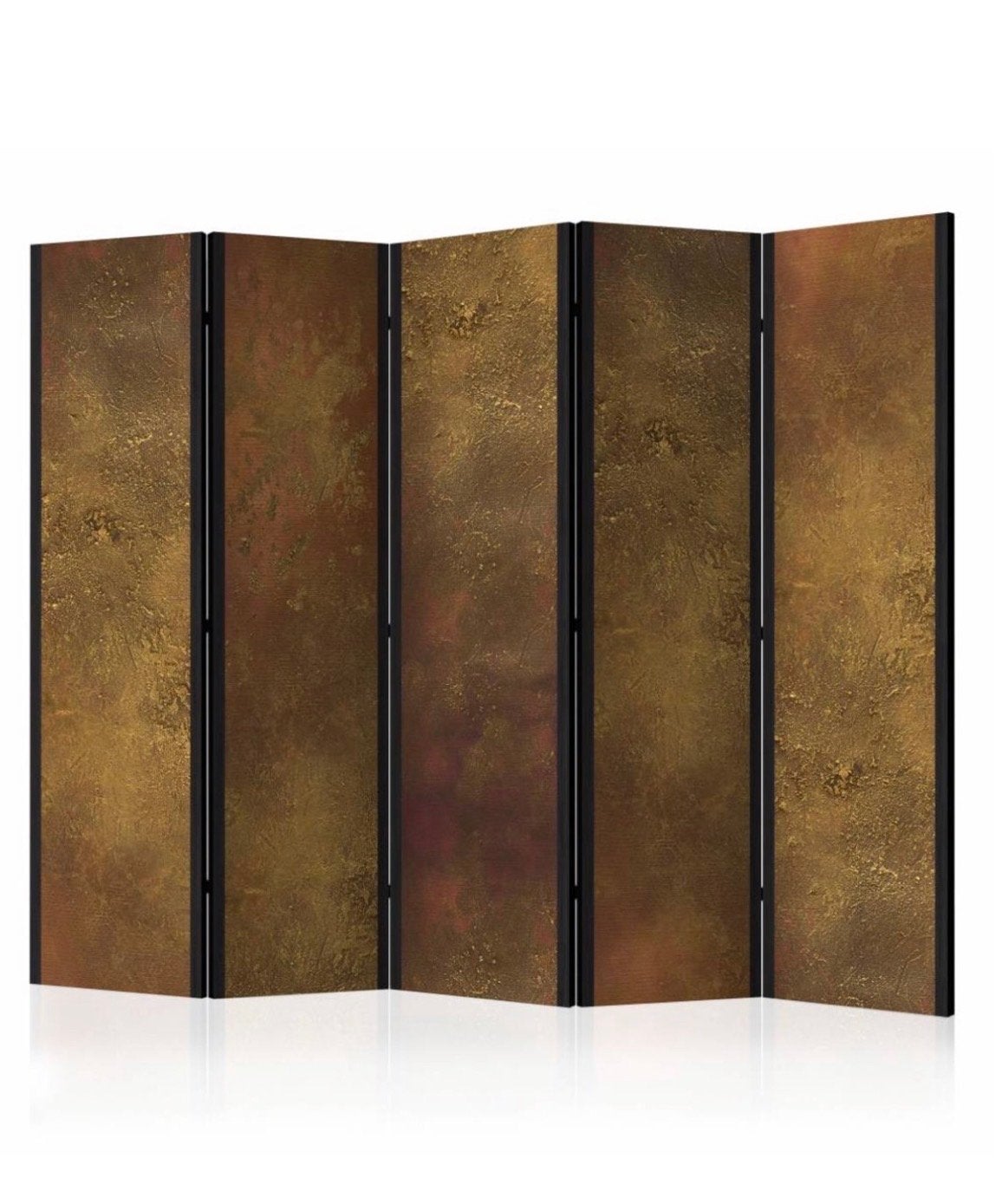 Voumscherm - Gouden muur 225x172cm, Huis en Inrichting, Woonaccessoires | Kamerschermen, Ophalen of Verzenden, Zo goed als nieuw