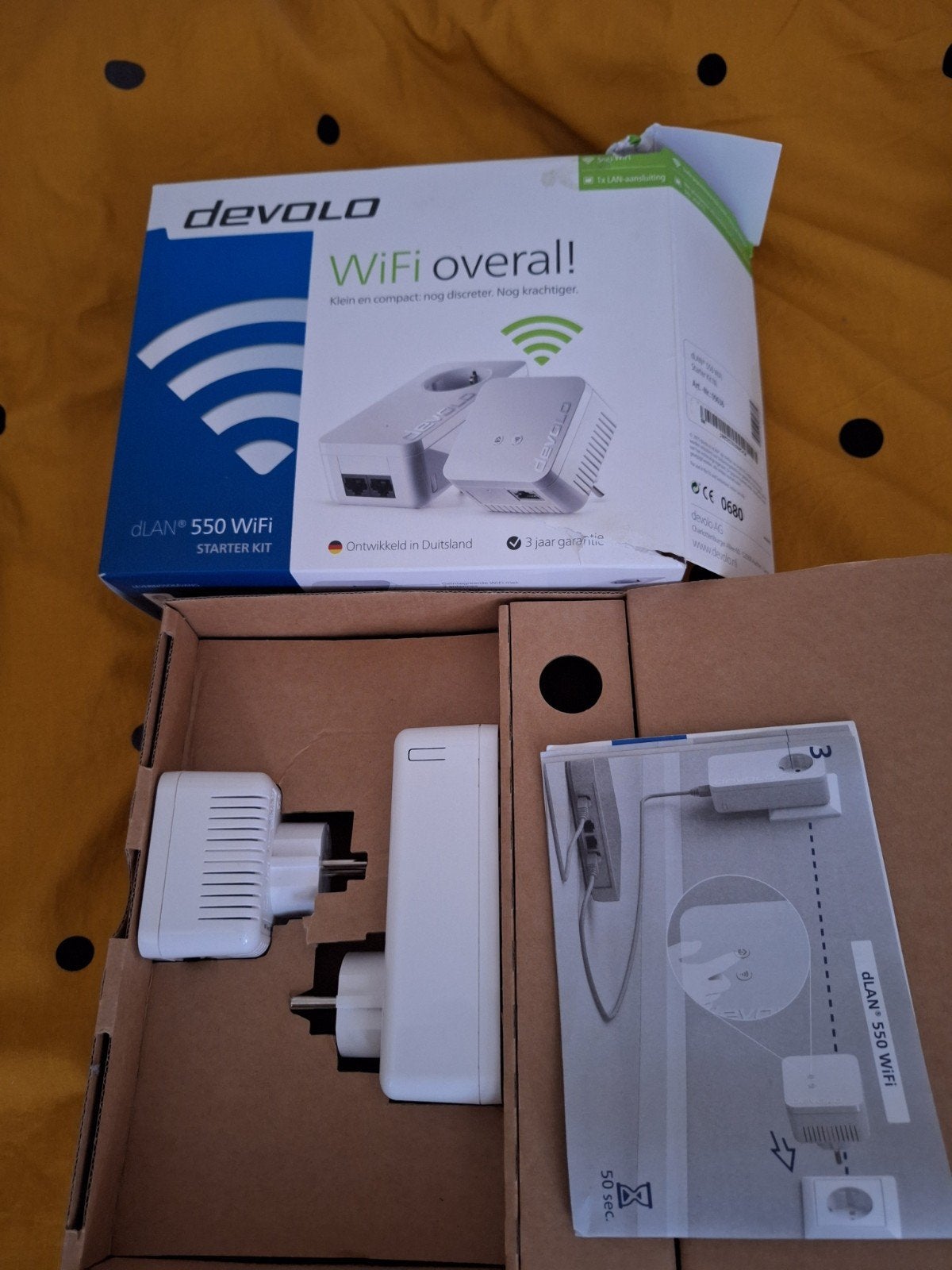 Devolo dLAN 550 WiFi Starter Kit, Ophalen of Verzenden