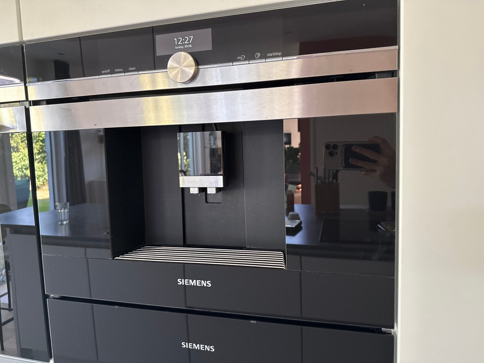 Siemens Inbouw Koffiemachine CT636LES1/02 - Goede Staat, Ophalen, Gebruikt, Koffiemachine, Koffiebonen