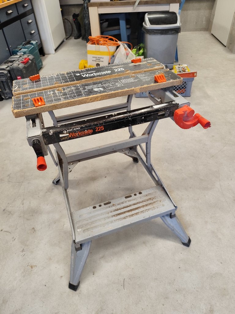 Black en Decker werktafel, Ophalen, Gebruikt, Inklapbaar