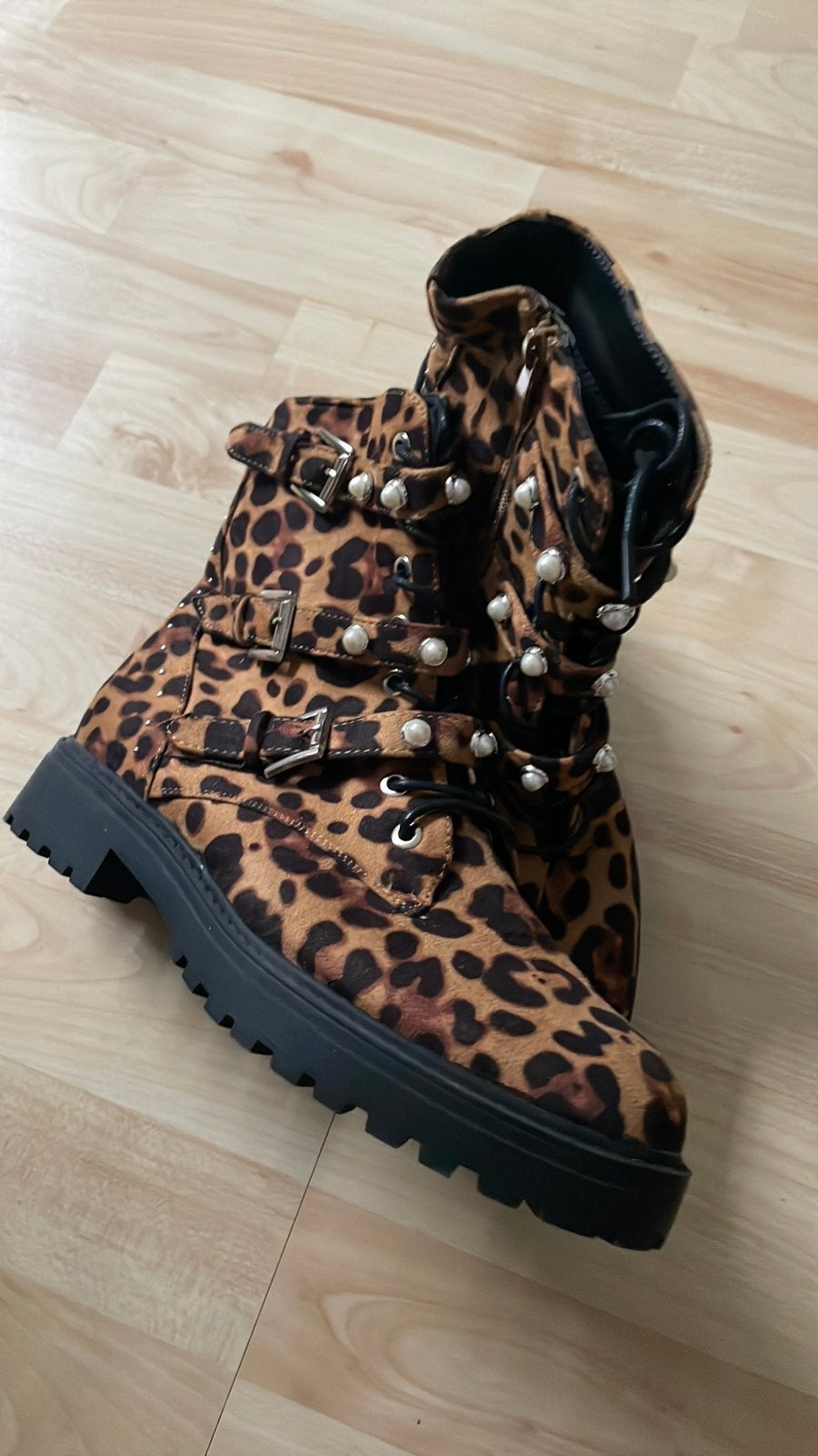 Nieuw panterprint boots maat 40, Ophalen of Verzenden, Nieuw