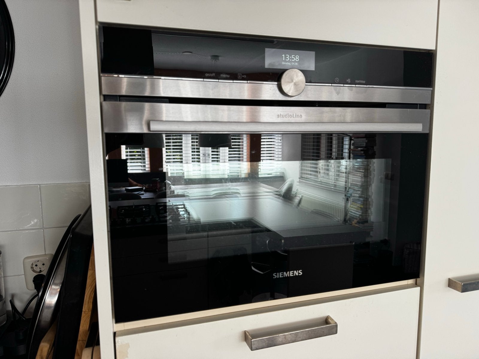 Siemens StudioLine Inbouw Combi-oven met Magnetronfunctie, Witgoed en Apparatuur, Ophalen, 45 tot 50 cm, Gebruikt, Hete lucht