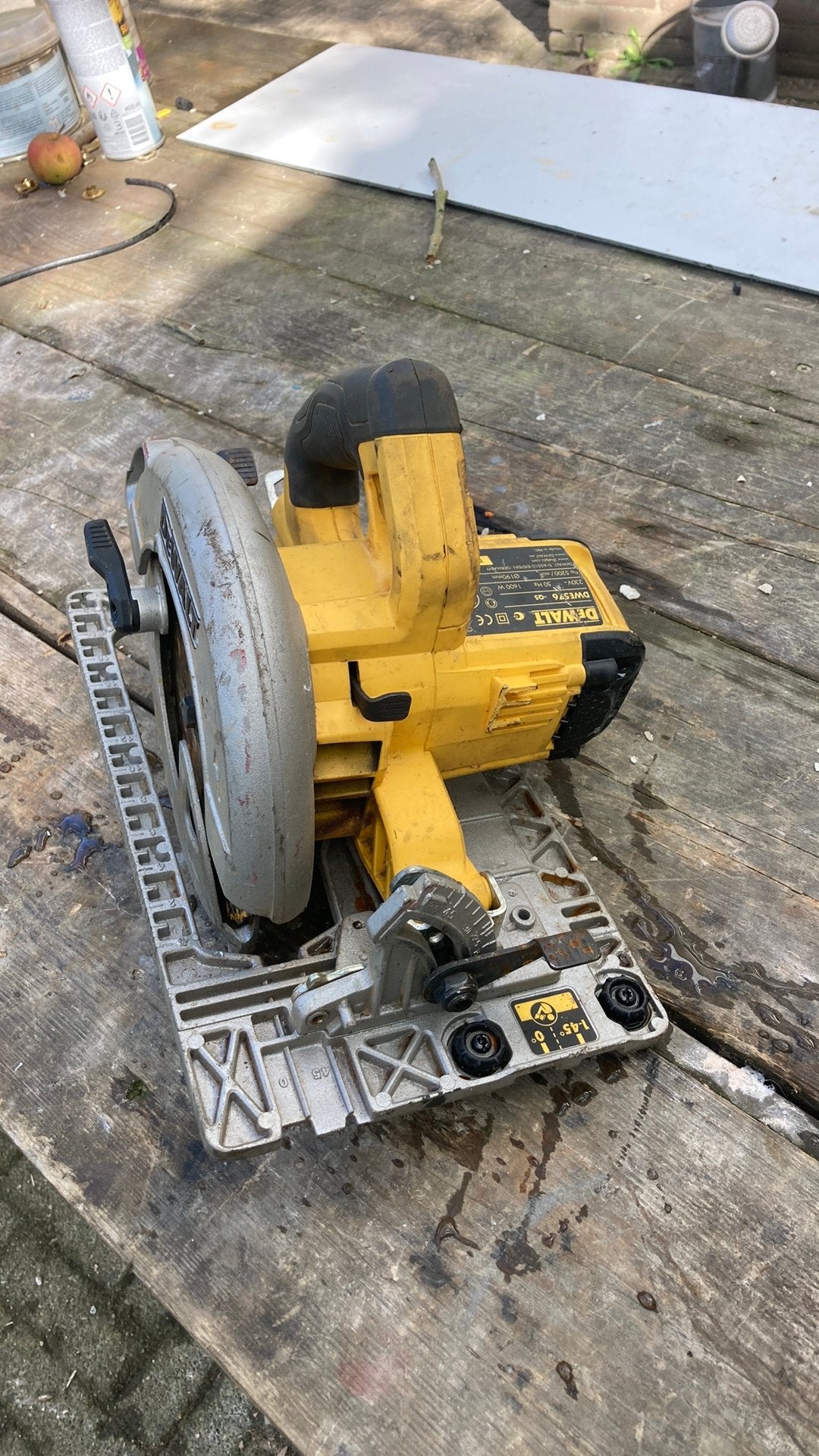 Dewalt cirkelzaag machine voor onderdelen, Ophalen, Gebruikt, Gereedschap of Toebehoren