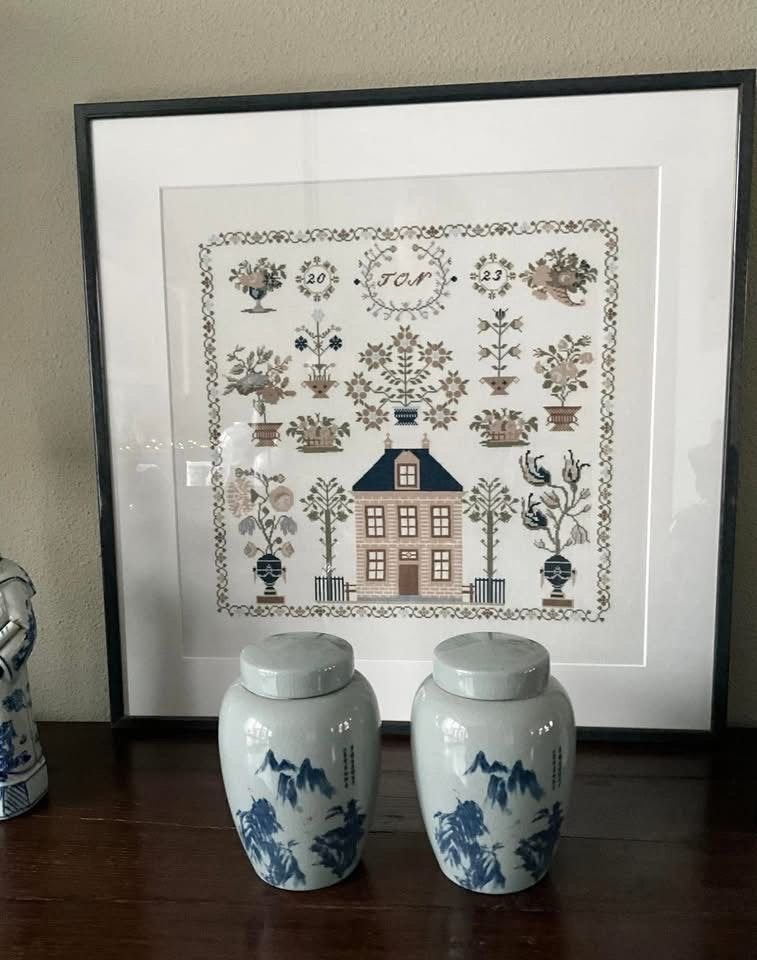 Set van 2 Chinese potten, 16 cm hoog, Ophalen of Verzenden