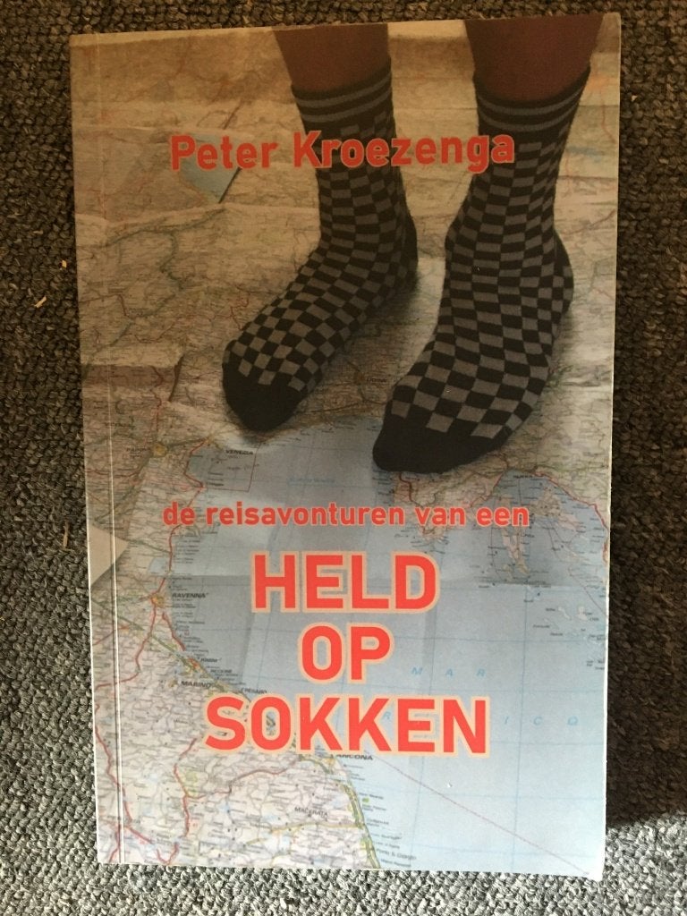 De reisavonturen van een held op sokken ; Peter Kroezenga, Ophalen of Verzenden, Zo goed als nieuw, Peter Kroezenga, Europa