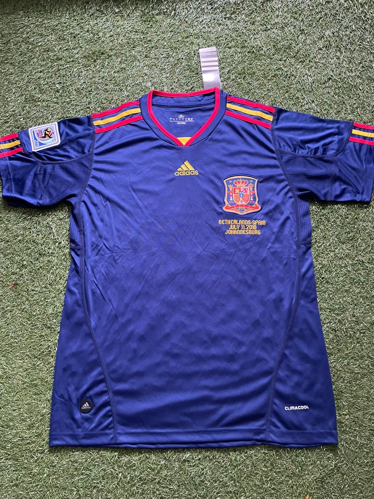 Spanje Retro Uitshirt Maat L, Sport en Fitness, Voetbal, Maat L, Ophalen of Verzenden, Nieuw, Shirt
