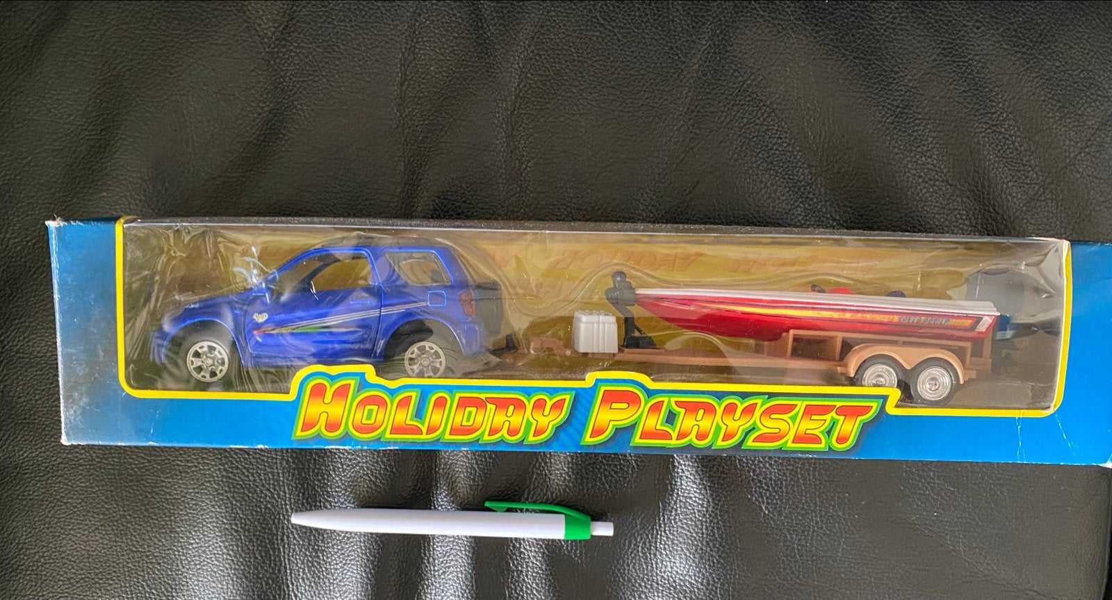 Holiday Playset: Auto met boot en trailer (nieuw), Kinderen en Baby's, Speelgoed | Speelgoedvoertuigen, Ophalen of Verzenden, Zo goed als nieuw