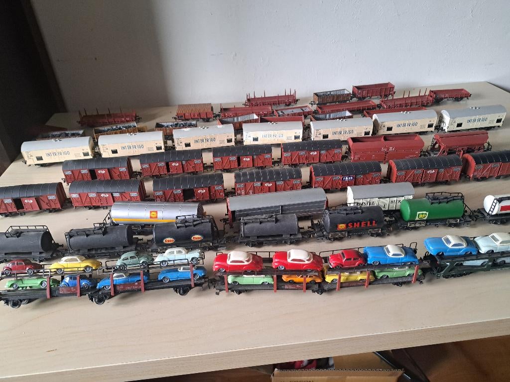 Complete Fleischmann HO spoorbaan, Gebruikt, Ophalen, Overige merken, Groter dan 1:32