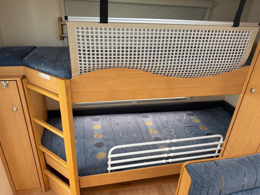 Knaus Sudwind 550 FSK, Caravans en Kamperen, Overige typen, Bedrijf, Kachel, 5 tot 6 meter