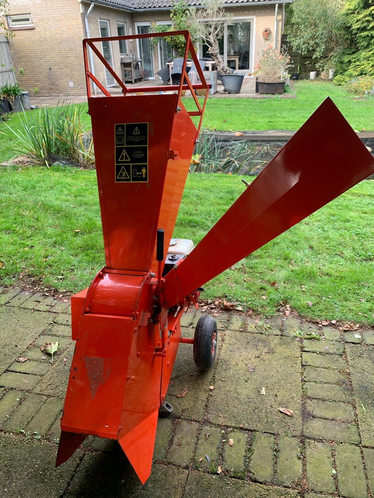 Caravaggi Bio 80 hakselaar, Tuin en Terras, Ophalen, Gebruikt, Benzine, CARAVAGGI