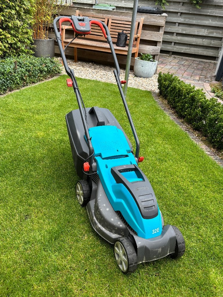 Gardena elektrische grasmaaier, Tuin en Terras, Grasmaaiers, Ophalen, Cirkelmaaier, Gebruikt, Elektrische grasmaaier