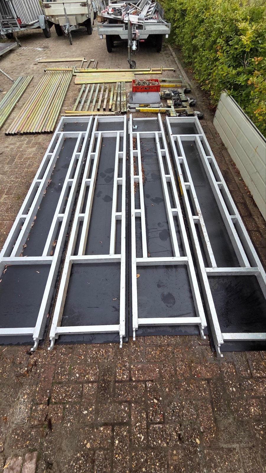 Complete (rol)steiger, Ophalen, Gebruikt, Rolsteiger of Kamersteiger, 2 tot 5 meter