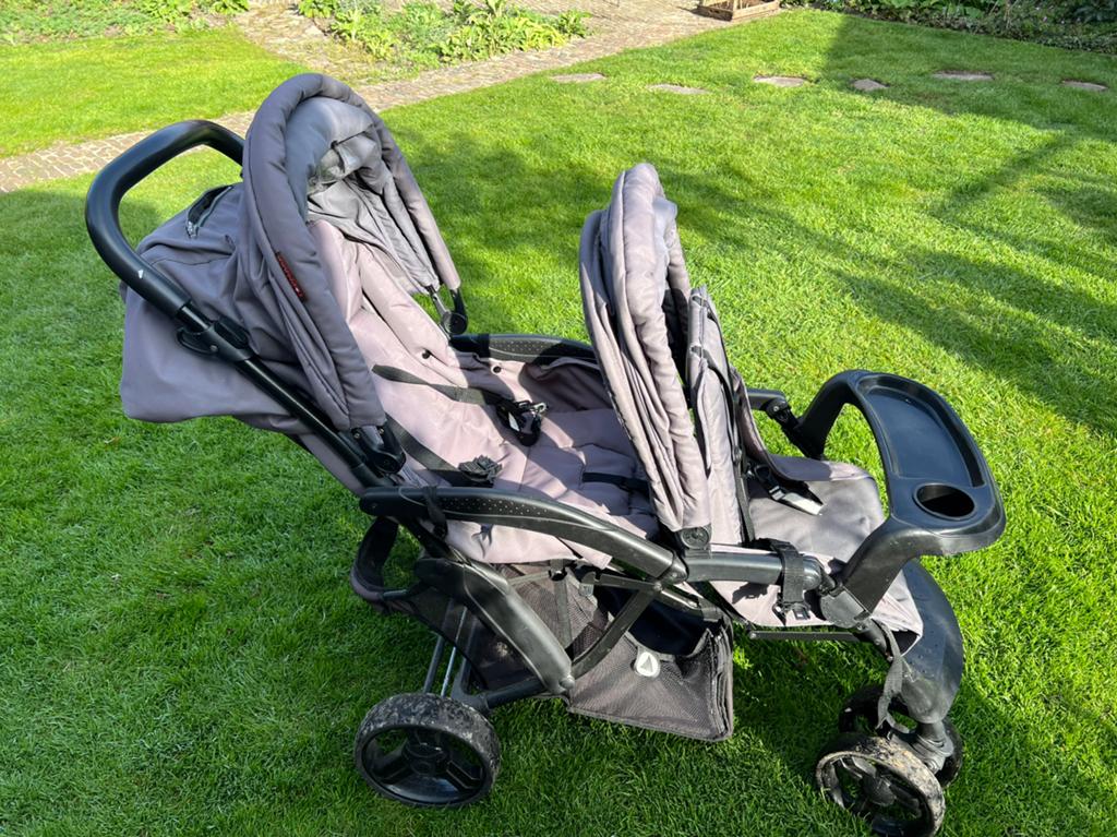 Wandelwagen  dubbele., Ophalen, Gebruikt, Combiwagen, Overige merken