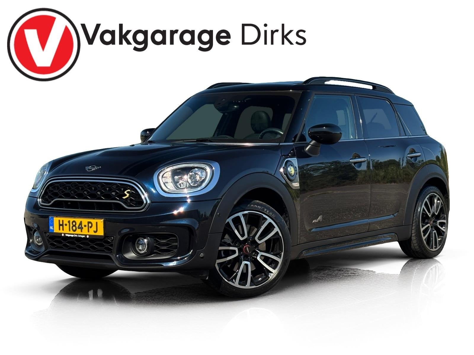 Mini Countryman 1.5 Cooper S E PHEV ALL4 ✅ JCW ✅ Pano, Auto's, Automaat, 8 kWh, Gebruikt, Blauw