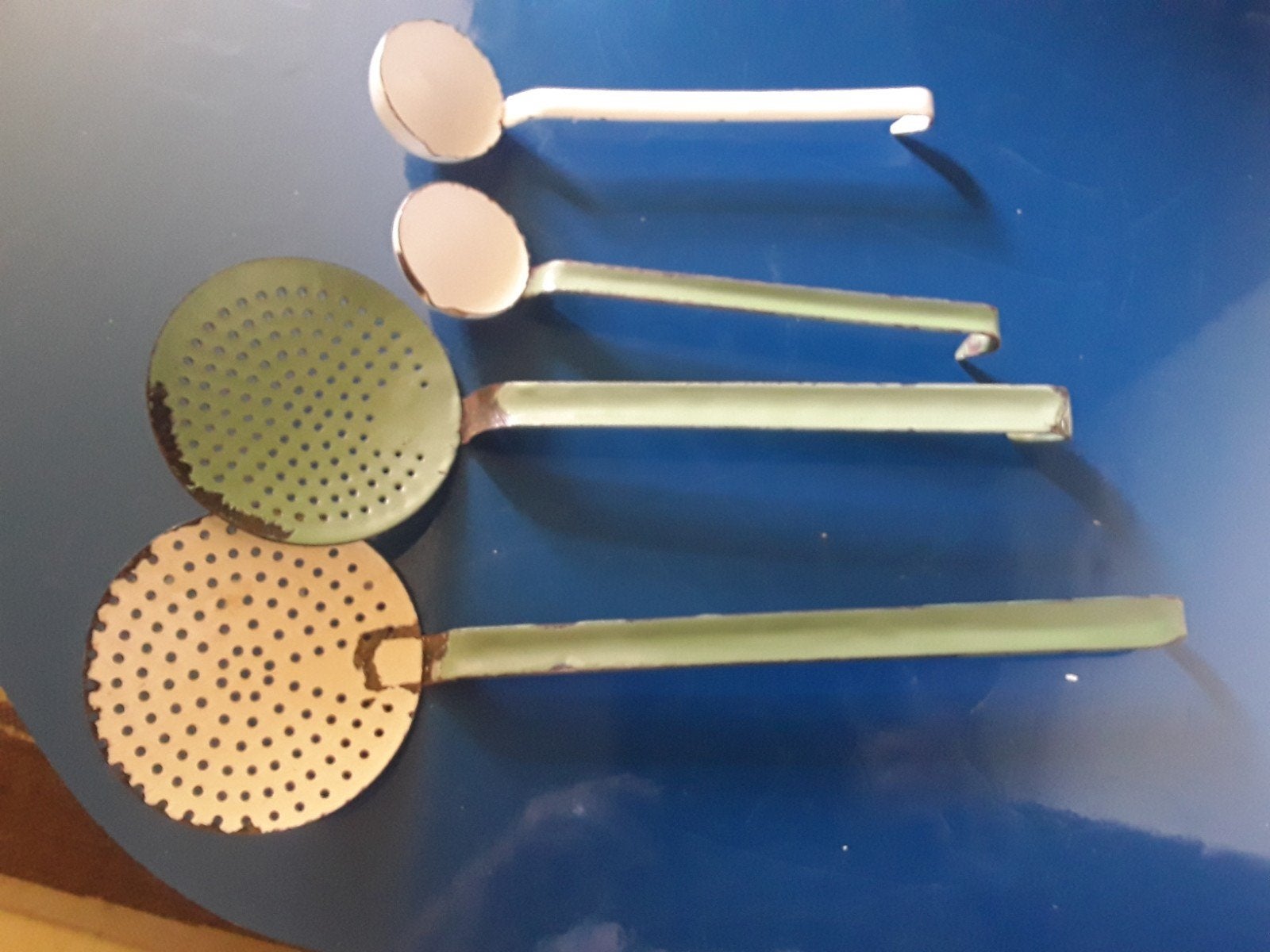 Vintage emaille lepels, Antiek en Kunst, Ophalen of Verzenden