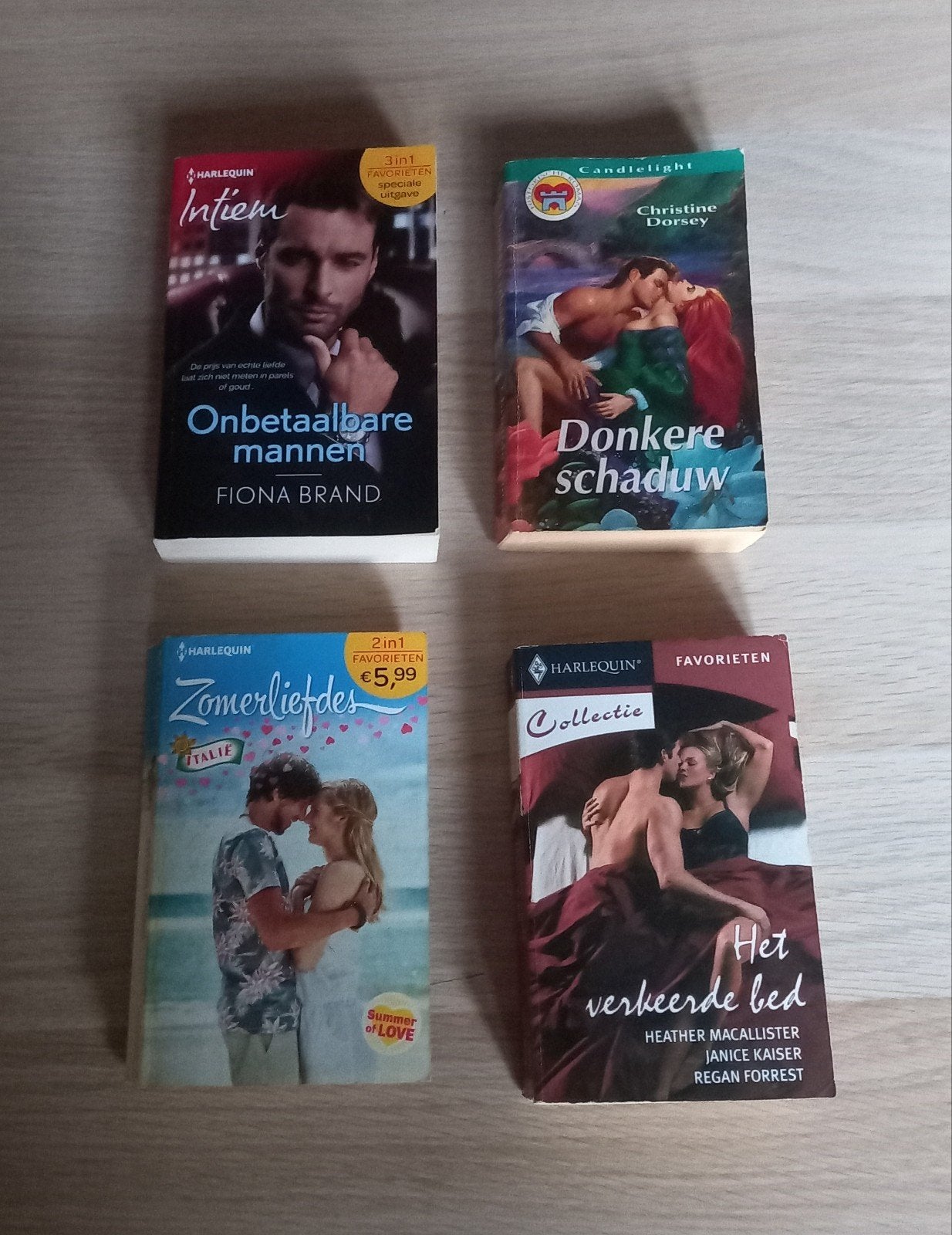 Harlequin Romantische Boeken - 3-in-1 en 2-in-1 bundels, Boeken, Ophalen, Gelezen, Fiona Brand, Christine Dorsey, Nederland