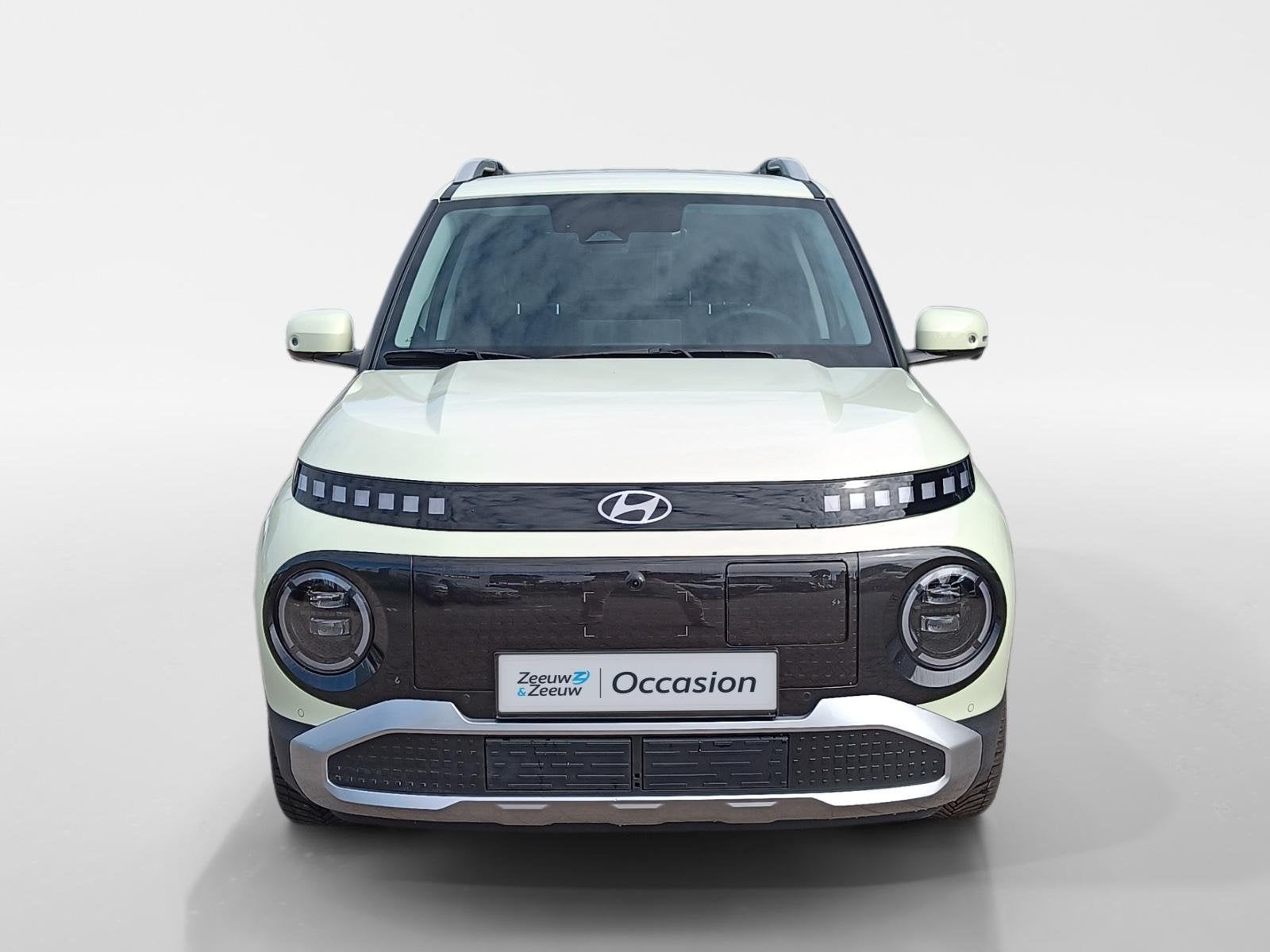 Hyundai INSTER Evolve 49 kWh | Winterpack & Techpack | 17'', Auto's, Stof, Gebruikt, Zwart, Automatische klimaatregeling