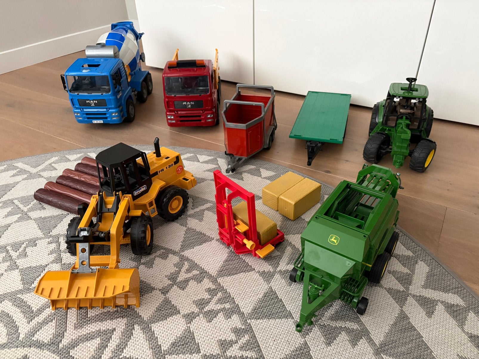Bruder set 1:16, Ophalen, Gebruikt