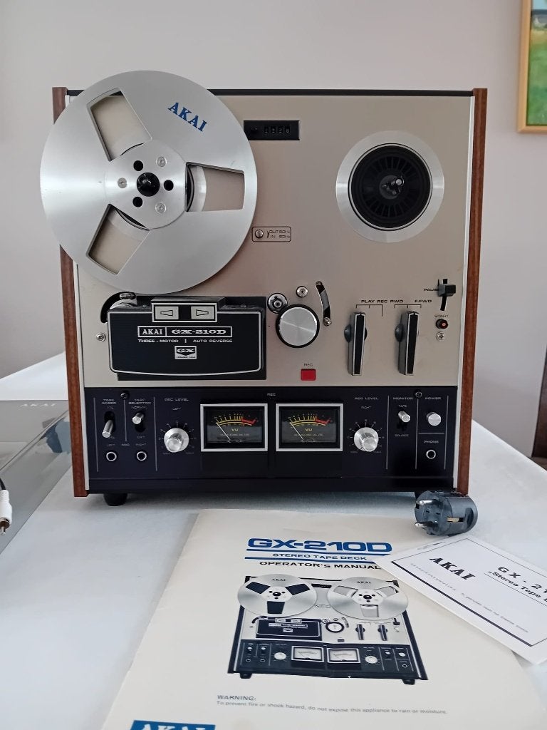 AKAI GX-210D stereo tape deck, Audio, Tv en Foto, Bandrecorders, Ophalen, Bandrecorder