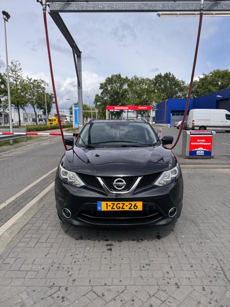 Nissan Qashqai 1.2 Dig-t 85KW 2WD 2015 Zwart, Auto's, Voorwielaandrijving, Stof, Zwart, 4 cilinders