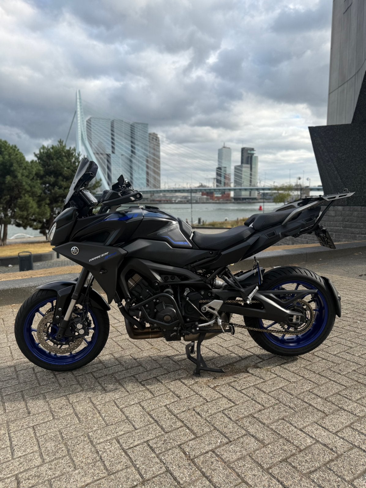 Yamaha Tracer 900 | 2018 | 44.900 km Zwart/Blauw, Motoren, Motorrijbewijs A, Sportuitlaat, Meer dan 35 kW, Handgeschakeld