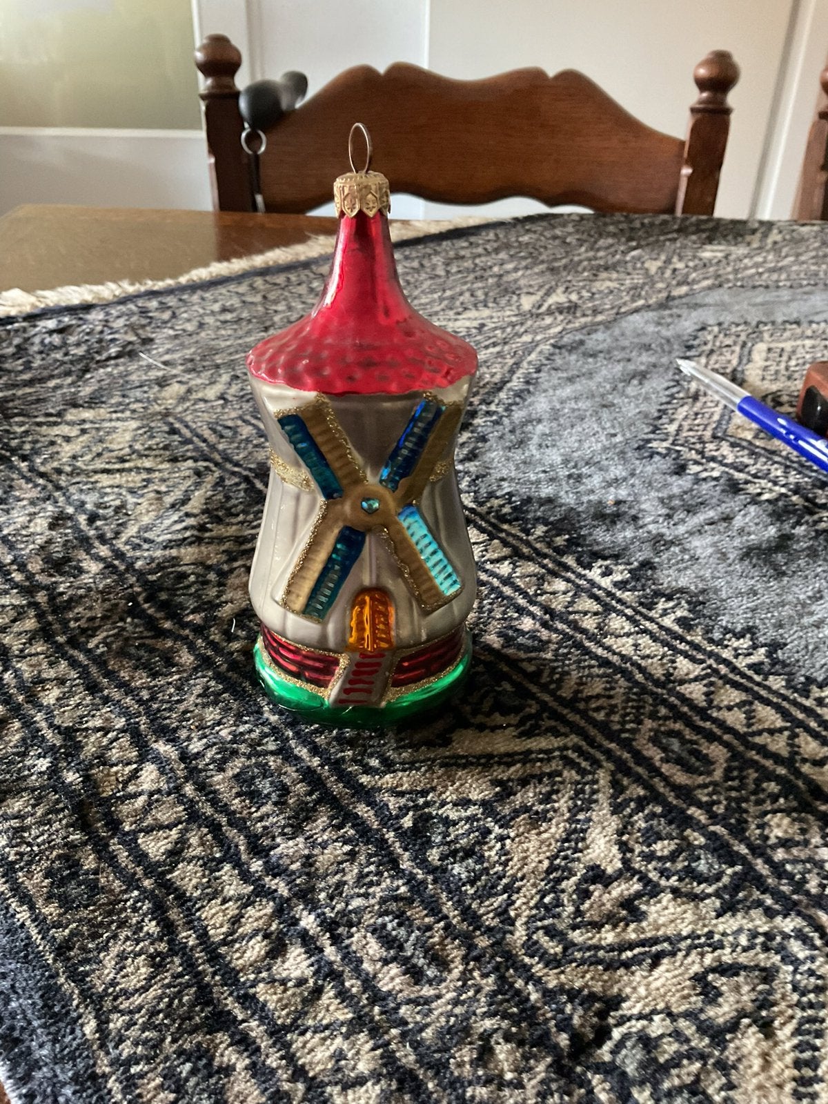 Vintage kerstbal, Diversen, Ophalen of Verzenden, Gebruikt