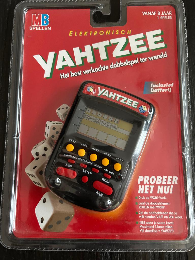 Lcd Computerspel Handheld spel yathzee electronisch, Ophalen, Puzzel en Educatief, 1 speler, Nieuw