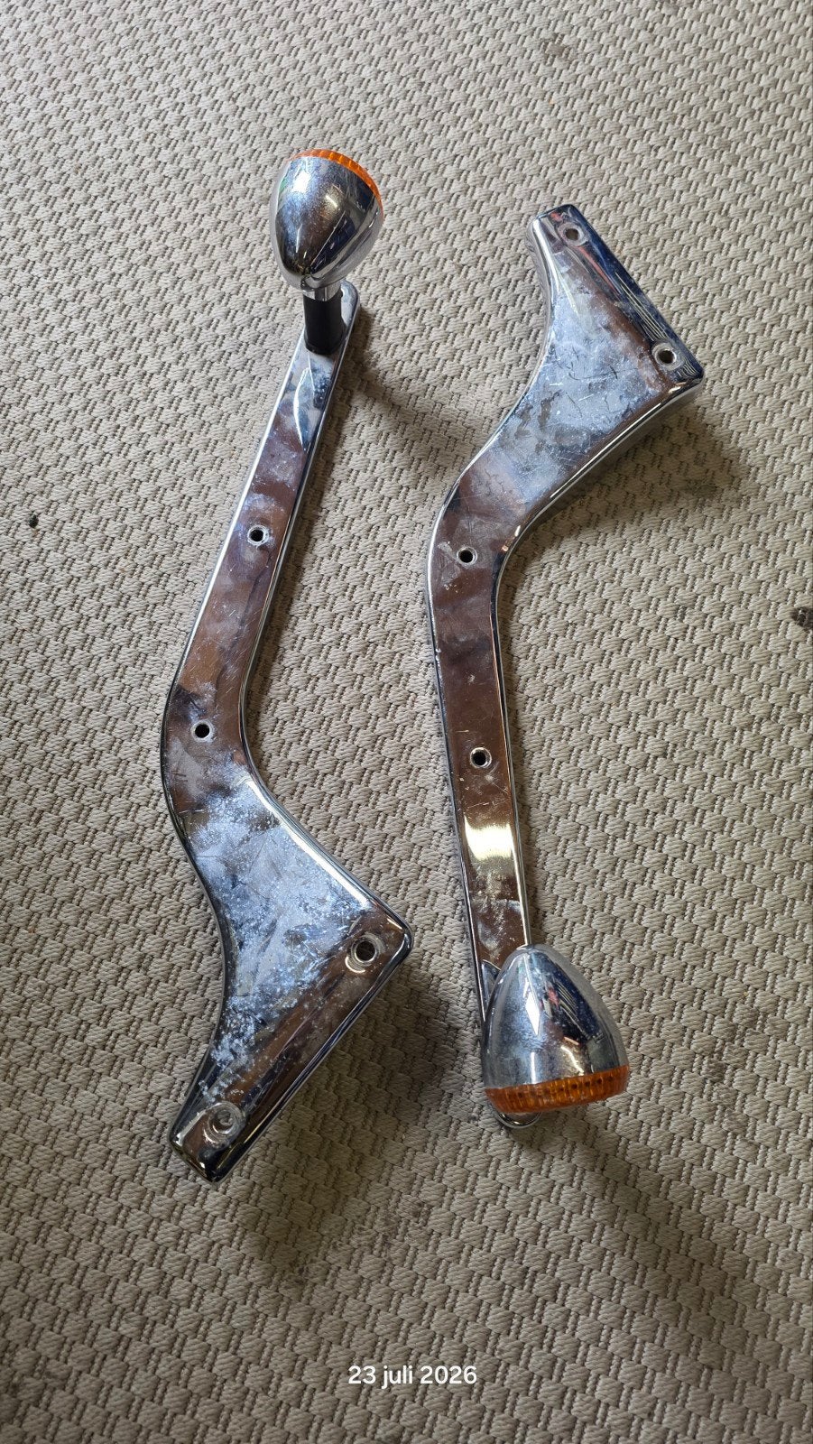 Vulcan 800 classic achterspatbord beugels met knipperlicht, Ophalen of Verzenden, Gebruikt