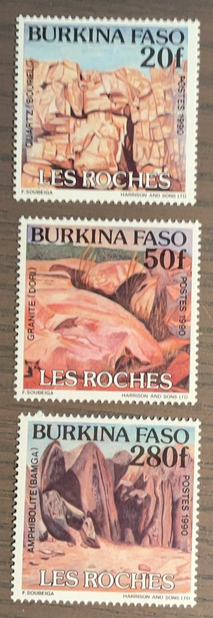 Burkino Faso - landschappen rotsformaties, Ophalen of Verzenden, Overige landen, Postfris