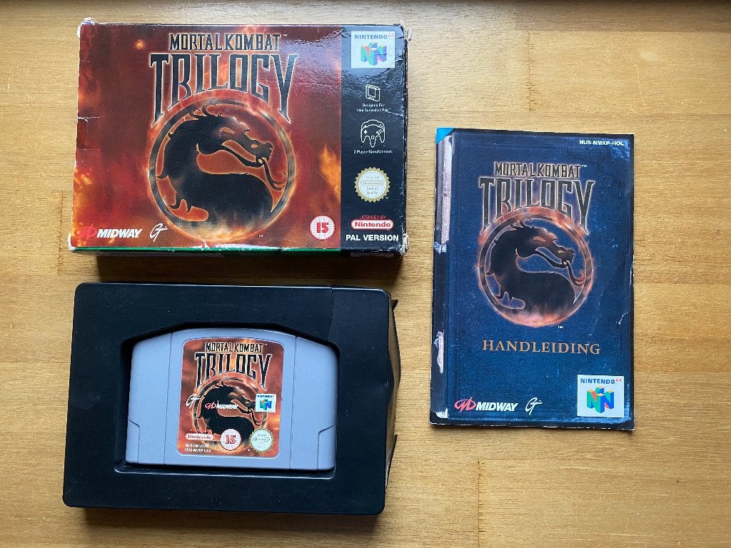 Mortal kombat trilogy n64, 1 speler, Racen en Vliegen, Ophalen of Verzenden, Zo goed als nieuw