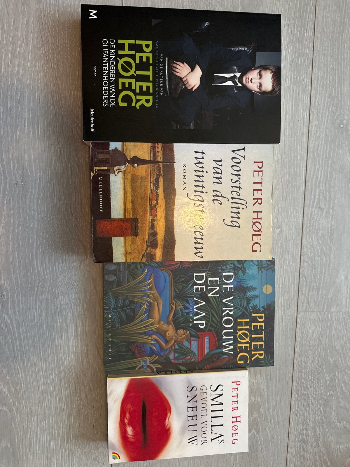 Peter Høeg Boeken: Smilla, Olifantenhoeders, Vrouw & Aap, Tw, Ophalen of Verzenden, Gelezen, Europa overig