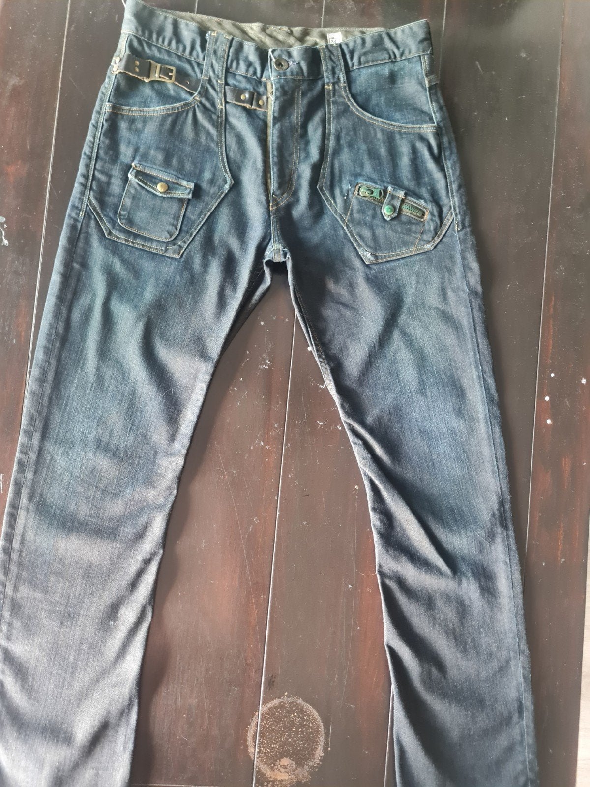 ZGAN CLASSIC WE ARE REPLAY STRAIGHT FIT JEANS SIZE 34/34!!, We are replay, Blauw, Ophalen of Verzenden, Zo goed als nieuw