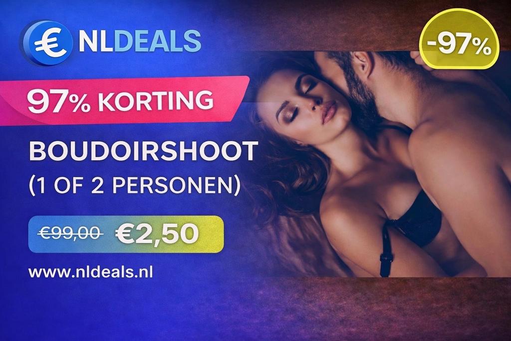 Boudoirshoot (1 of 2 personen) + visagie en hairstyling, Ophalen, Nieuw