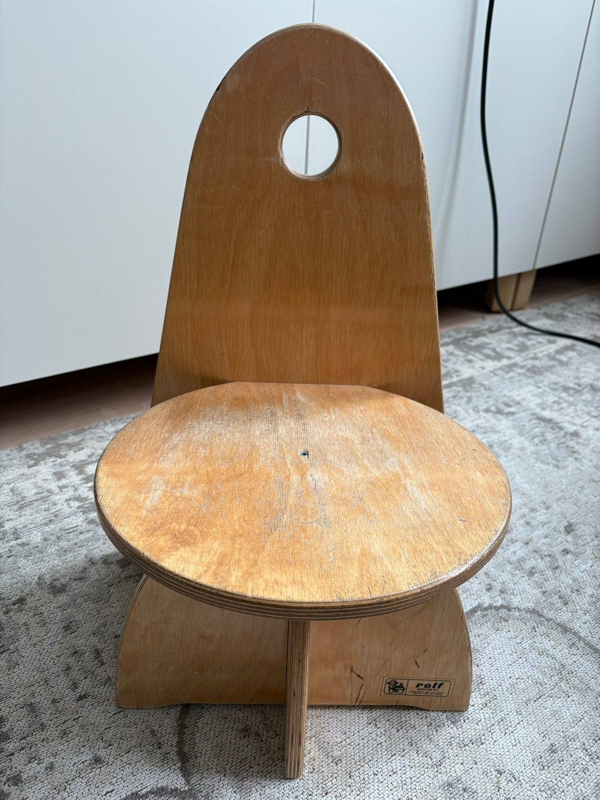 Vintage Rolf retro kinderstoeltje, Ophalen, Gebruikt, Stoel
