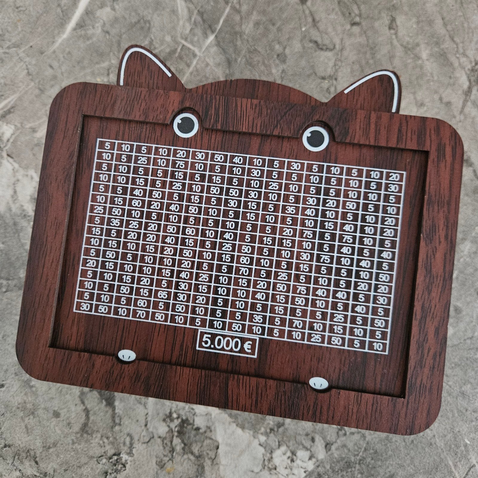 Houten spaarpot spaar pot spaardoel sparen Kattenontwerp, Ophalen of Verzenden, Nieuw, Hout, Dier
