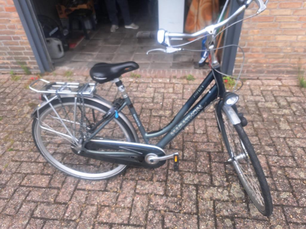 Damesfiets Marathon, 28 inch, 3 versnellingen, Fietsen en Brommers, Fietsen | Dames | Damesfietsen, Velgrem, Versnellingen, Ophalen
