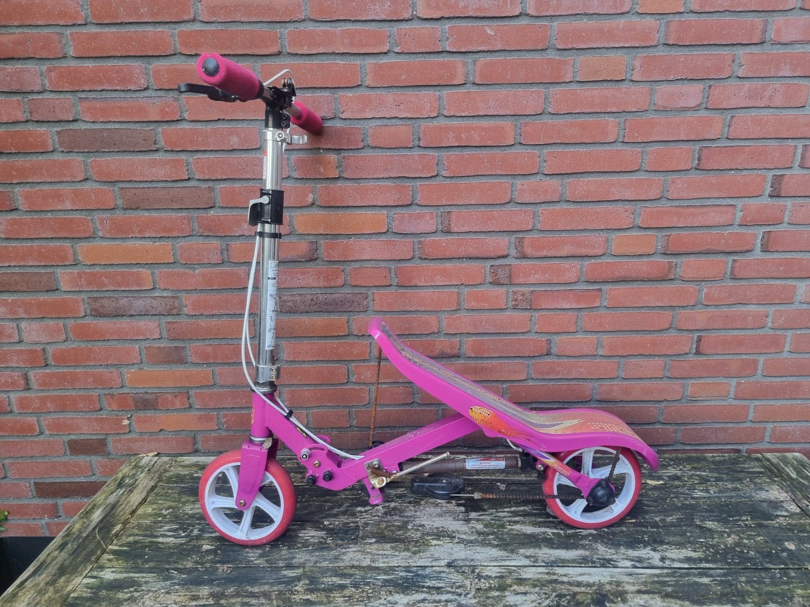 Roze Space Scooter X590 - Gebruikt, Fietsen en Brommers, Ophalen