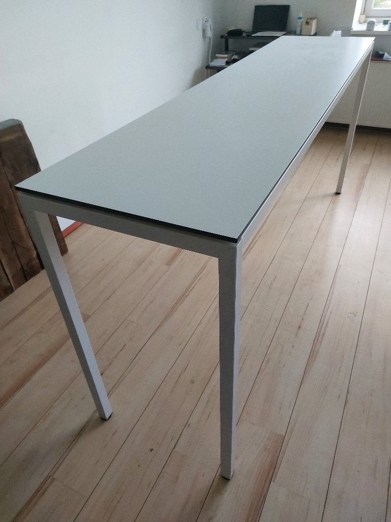 Hoge bartafel / statafel 240 x 60 x 109 cm., Ophalen, Zo goed als nieuw